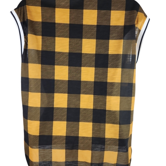 No Boundaries, Women's black and gold sleeveless top. Sz XS/XCH - Picture 5 of 10